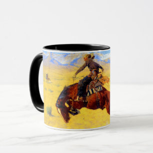 Remington Oude West Paard en Cowboy Mok
