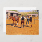 Remington - Polo Ponies kopen in het westen Briefkaart (Voorkant / Achterkant)