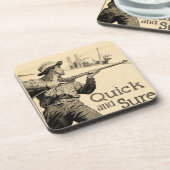  Remington Quick Sure Rifle Drink-kust Onderzetter (Linkerzijde)