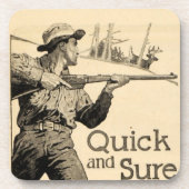  Remington Quick Sure Rifle Drink-kust Onderzetter (Voorkant)