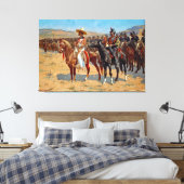 Remington The Mexican Major Painting Canvas Afdruk (Insitu (Slaapkamer))