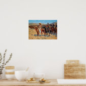 Remington The Mexican Major Painting Poster (Keuken)
