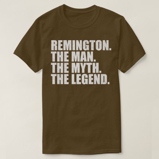 RemingtonRemington Naam Remington Voornaam T-shirt (Design voorkant)