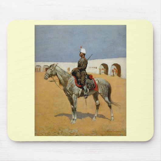 Remington's Cavalryman of the Line, Mexico (1889) Muismat (Voorkant)