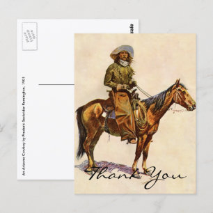 Remington's Een cowboy uit Arizona Briefkaart