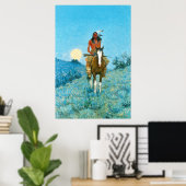 Remington's Native American op horeca Poster (Thuiskantoor)