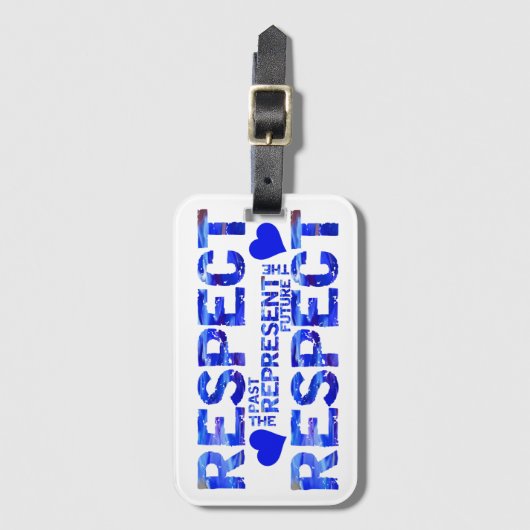 Remiss Bliss Bagagelabel (Voorkant (verticaal))