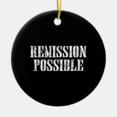 Remissie mogelijk - Kanker Fighter & Survivor Keramisch Ornament (Voorkant)