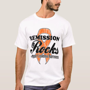 Remissie Rocks - Leukemie Bewustheid T-shirt