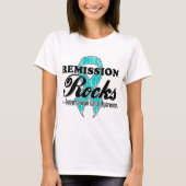 Remissie Rocks - Ovariumkanker - Bewustheid T-shirt (Voorkant)