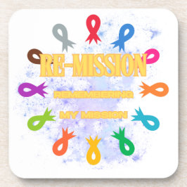 Remissie van kankerlinten bier onderzetter