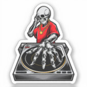 Remix van Reaper, Skull DJ Sticker (Voorkant)