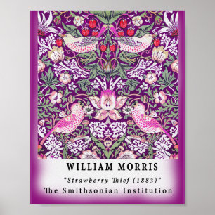 Remix William Morris Strawberry Thief Poster