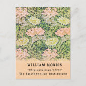 Remixed William Morris Chrysanthemum Briefkaart (Voorkant)