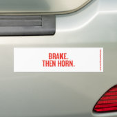 REMMEN. DAN CLAXON. BUMPERSTICKER (Op auto)