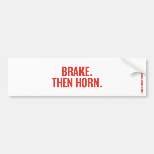 REMMEN. DAN HORN. BUMPERSTICKER (Voorkant)