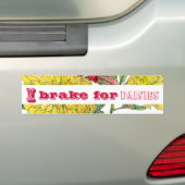 Remmen voor Daisies Bumpersticker (Op auto)