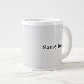 Remmen voor koffie trucker thema grote koffiekop (Voorkant rechts)