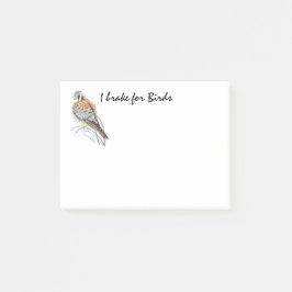 Remmen voor Vogels Quote Kestrel Falcon Bird Post-it® Notes