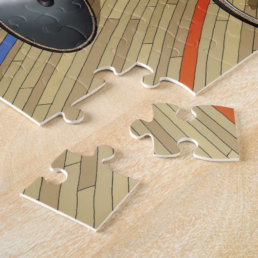 "Remmen voor wimpers" puzzel Legpuzzel (Zijkant)