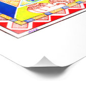 Remming - Krishna-motief Foto Afdruk (Hoek)