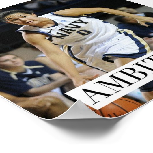 Remming - Motivatie Poster Basketball (Hoek)