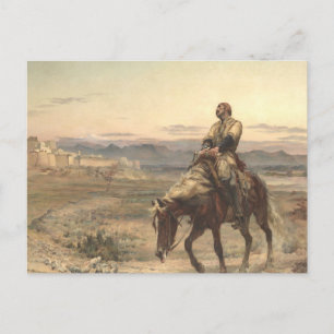 Remnants van een legerschilderij van Elizabeth Tho Briefkaart