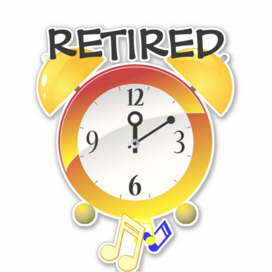 Remoe-alarmklok, populair ontwerp, sticker (Voorkant)