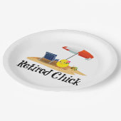 Remoe Chick - hibiscus Papieren Bordje (Gekanteld)