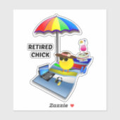 Remoe Chick, populair design, Sticker (Vel)