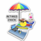 Remoe Chick, populair design, Sticker (Voorkant)