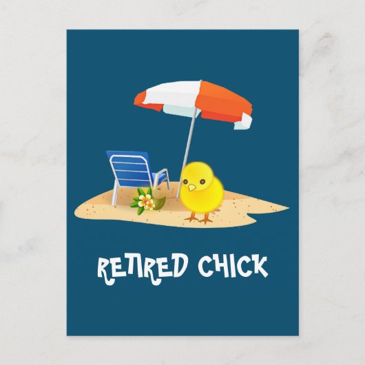 Remoe Chick, zo schattig. Briefkaart (Voorkant)