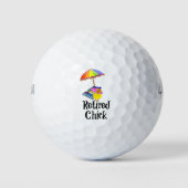 Remoe Chick, zo schattig. Golfballen (Voorkant)