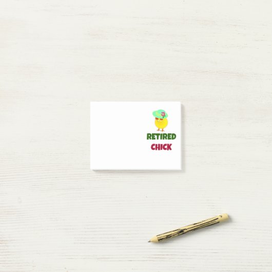 Remoe Chick, zo schattig. Post-it® Notes (Op bureau)