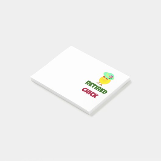 Remoe Chick, zo schattig. Post-it® Notes (Schuin)