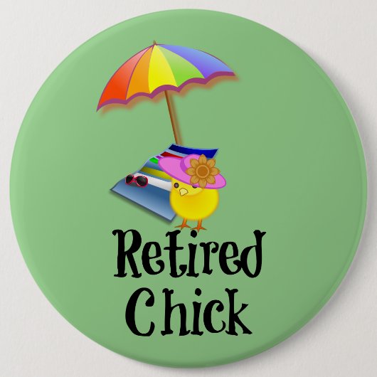 Remoe Chick, zo schattig. Ronde Button 6,0 Cm (Voorkant)