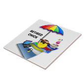 Remoe Chick, zo schattig. Tegeltje (Zijkant)