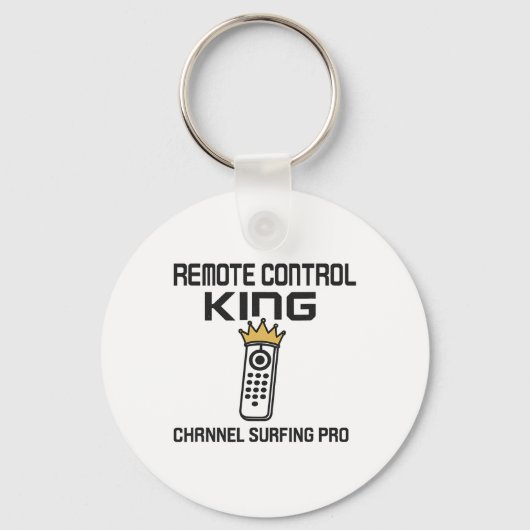 Remote Control King (kanaal Surfing Pro) Grafisch Sleutelhanger (Voorkant)