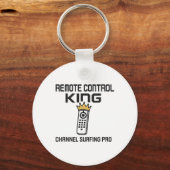 Remote Control King (kanaal Surfing Pro) Grafisch Sleutelhanger (Voorkant)