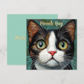 Remote Hug Cat Kaart (Voorkant / Achterkant)