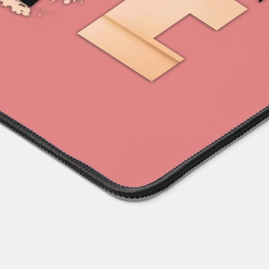 Remote Sunset Word Art Bureaumat (Hoek)