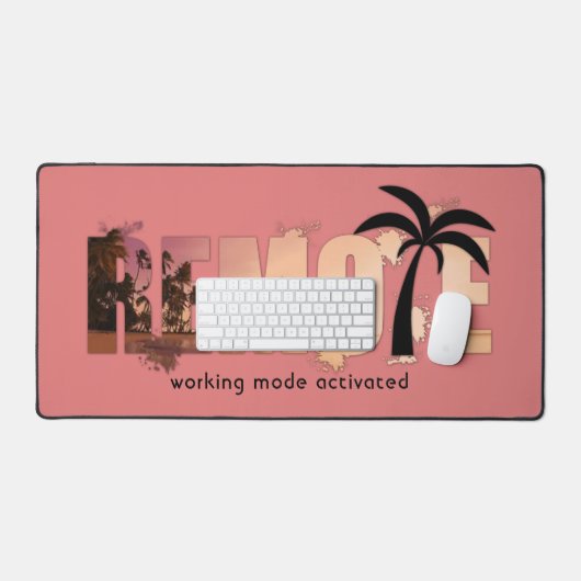 Remote Sunset Word Art Bureaumat (Keyboard & Muis)