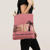 Remote Sunset Word Art Tote Bag (Dichtbij)