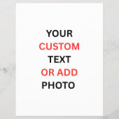 Remove This Design & Add Your Own Design Flyer (Voorkant)