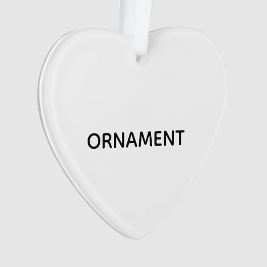 Remove This Text & Add Your Own Design Ornament (voorkant)