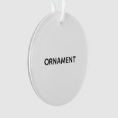 Remove This Text & Add Your Own Design Ornament (voorkant)