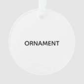Remove This Text & Add Your Own Design Ornament (voorkant)