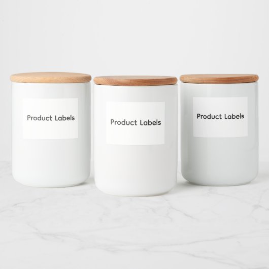 Remove This Text & Add Your Own Design Voedselcontainer Etiket (Flessen)