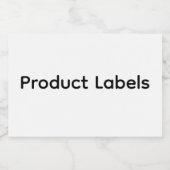 Remove This Text & Add Your Own Design Voedselcontainer Etiket (Enkel label)
