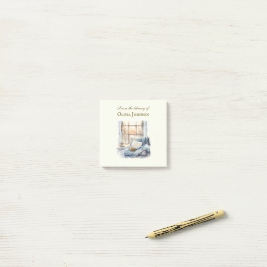 Removeable Custom Bookplate Pad Post-it® Notes (Op bureau)